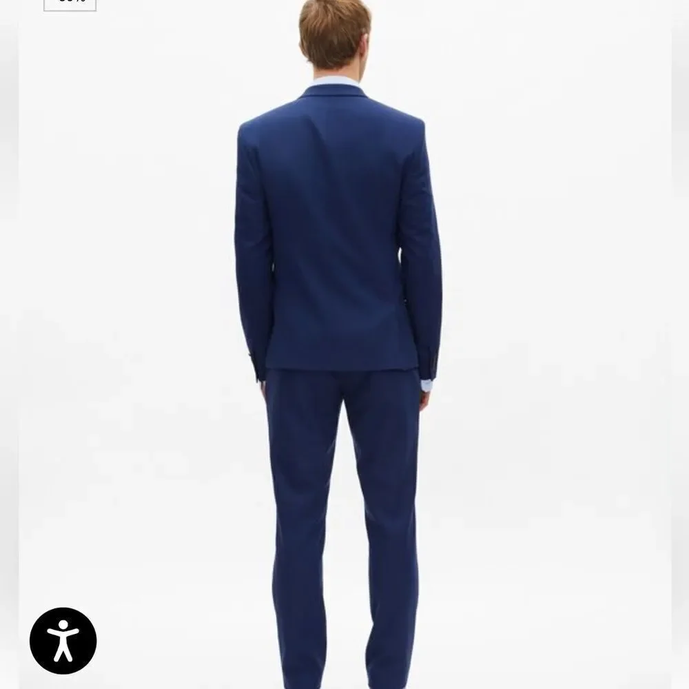 $525 The Kooples Navy Men’s blazer jacket NWT